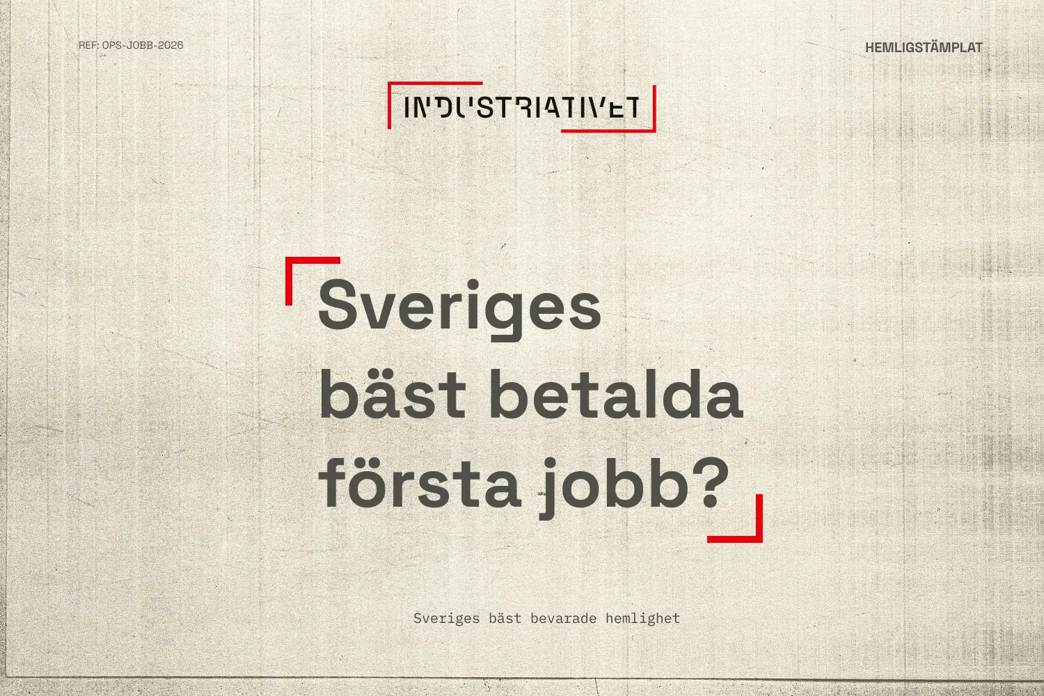 Industriativet campaign poster
